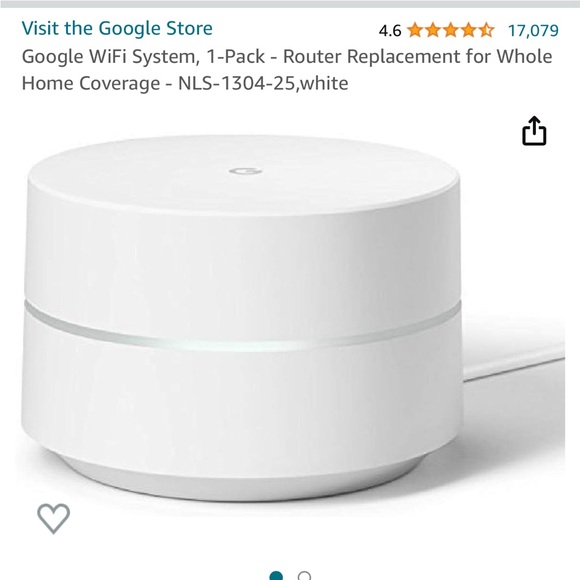 Google WiFi Mesh Router Gen 1 - Picture 1 of 3